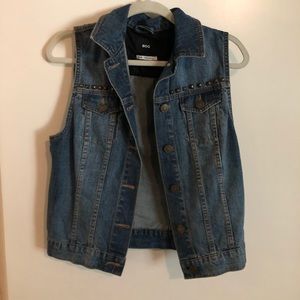 Urban Outfitters BDG Jean studded vest size small
